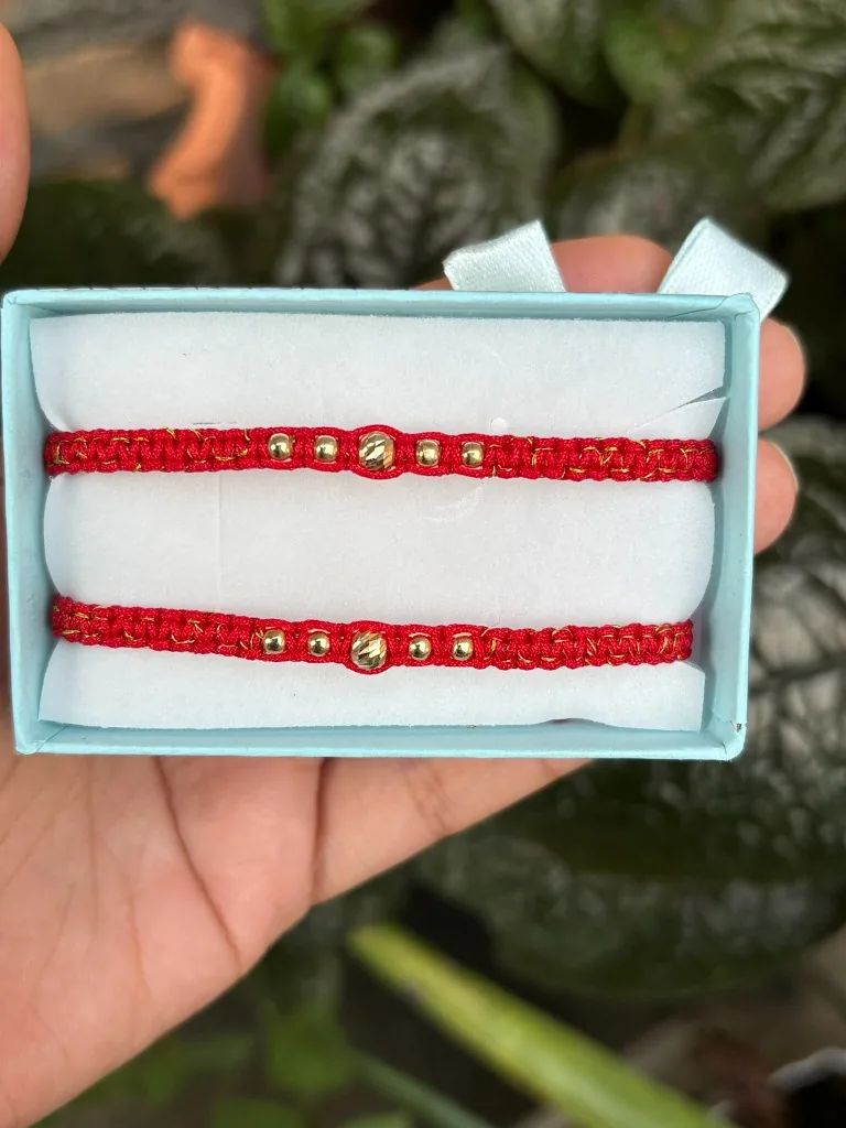 Dúo de Luz - Pulseras de Pareja - Accesorio artesanal hecho a mano en Colombia por Bunu Shop